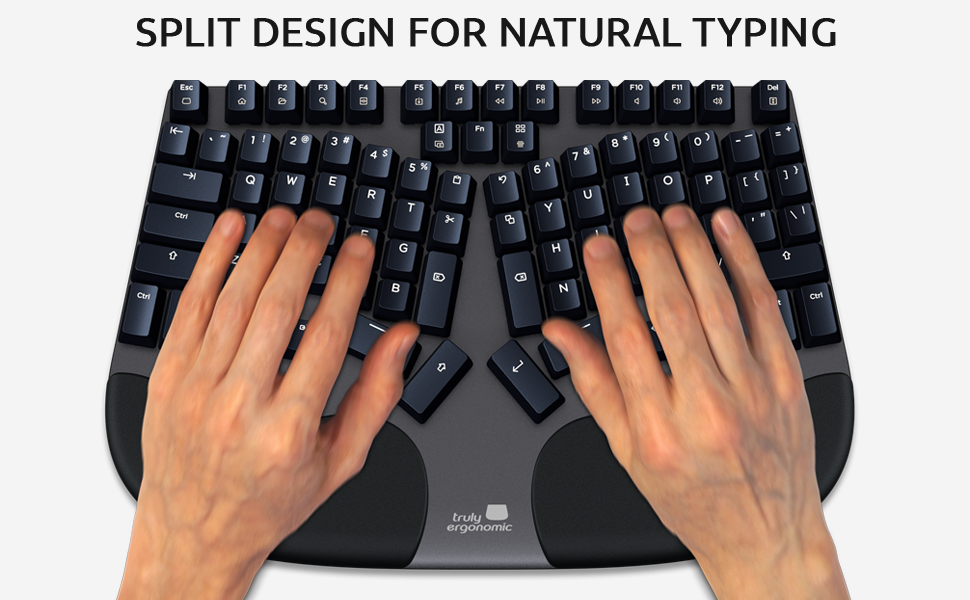 Split Design for Natural Typing