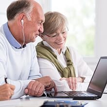 grandparents using computer
