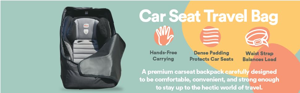 ZOHZO Car Seat Travel Bag