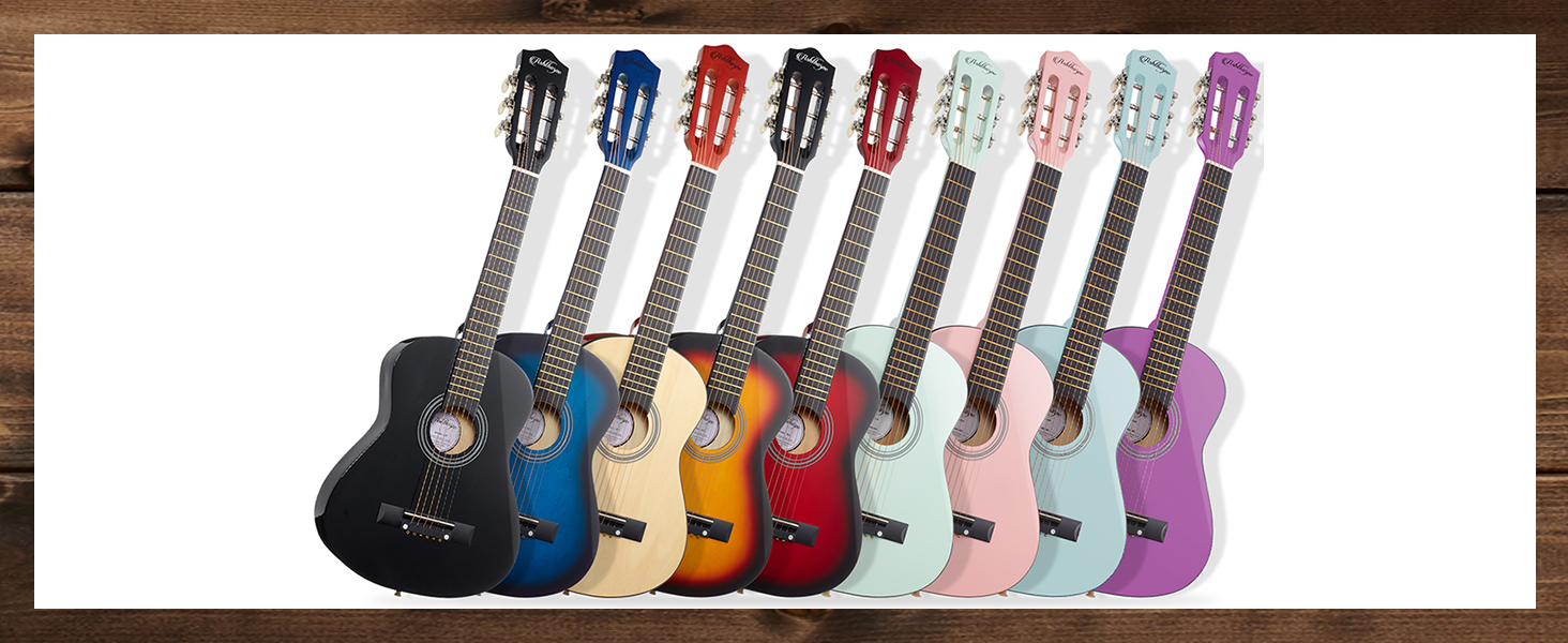 Ashthorpe kids guitar, beginner guitar kit, starter guitar, kids guitar acoustic, guitar for kids