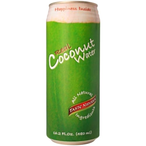 ste Nirvana Real Coconut Water, 16.2-Ounce (jumbo pack of 48) Taste-ve