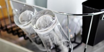 Dish Rack Glass Holder