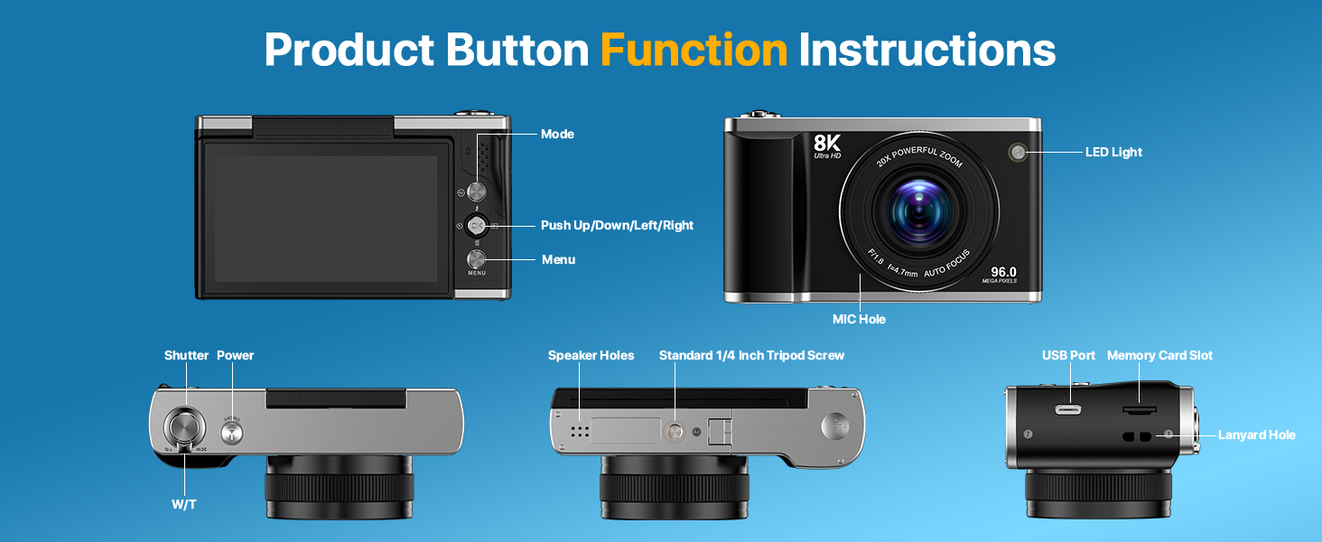 8k vlogging camera
