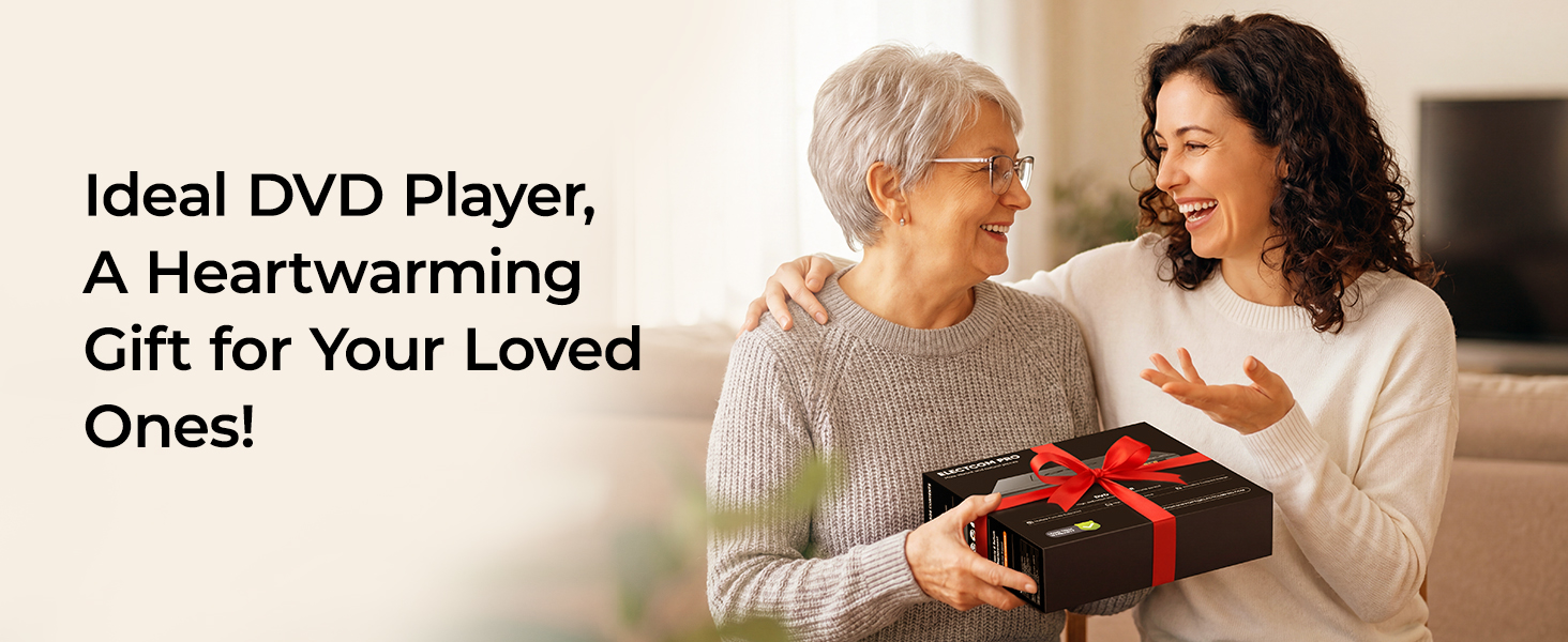 Ideal DVD Player,A HeartwarmingGift for your LovedOnes!