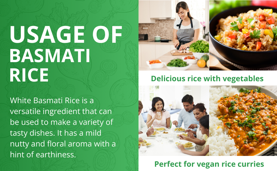 Usage of Basmati Rice