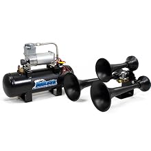HornBlasters Outlaw Black Train Horn &amp;amp; 228H Air Source Unit