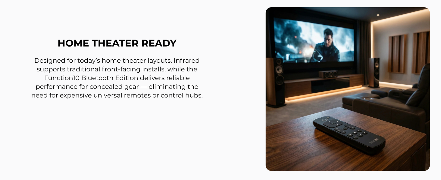 Home Theater and Button Remote for Apple TV