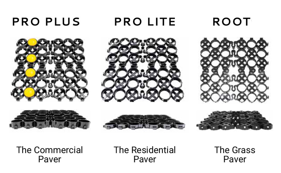 TrueGrid Root Pro Plus Pro Lite Root Pavers