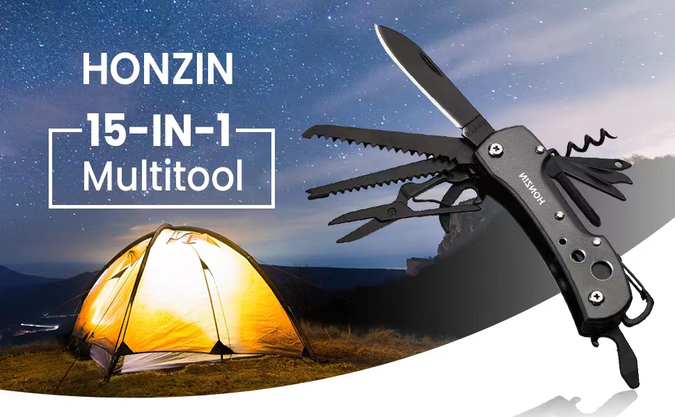 Swiss Style Multi Function Pocket Knife