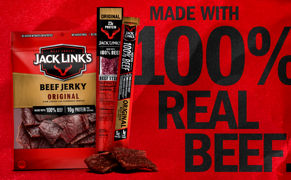 100% real beef