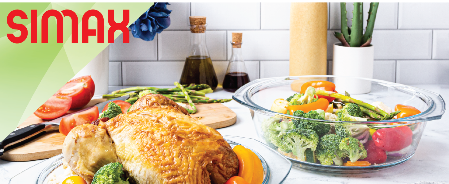 3 piece casseroles with lid