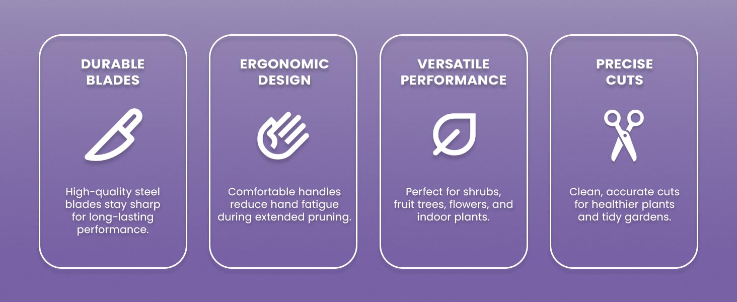 Zenport Pruners Benefits Infographic