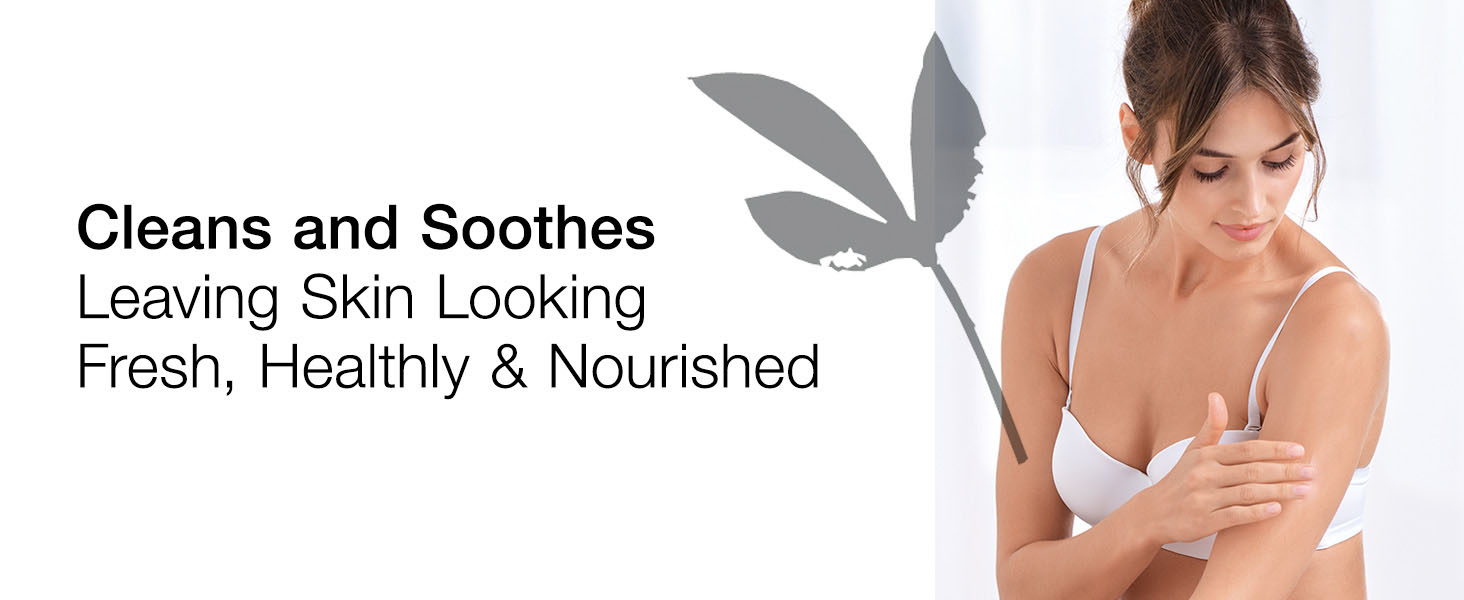 Cleans and Soothes Leaving Skin Looking fresh , Healthy &amp; Nourished