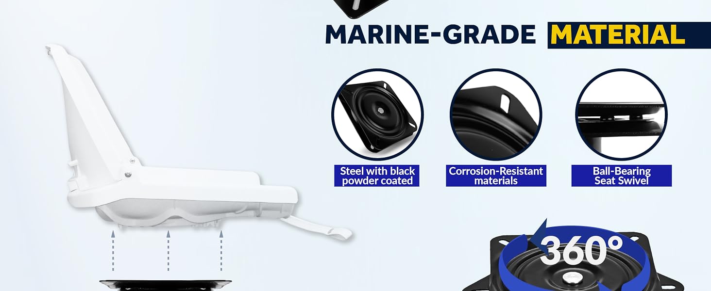 boat seats and pedestals