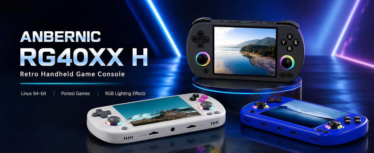 RG40XX H Retro Handheld Game Console