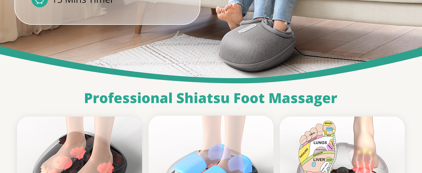 professional shiatsu foot massager