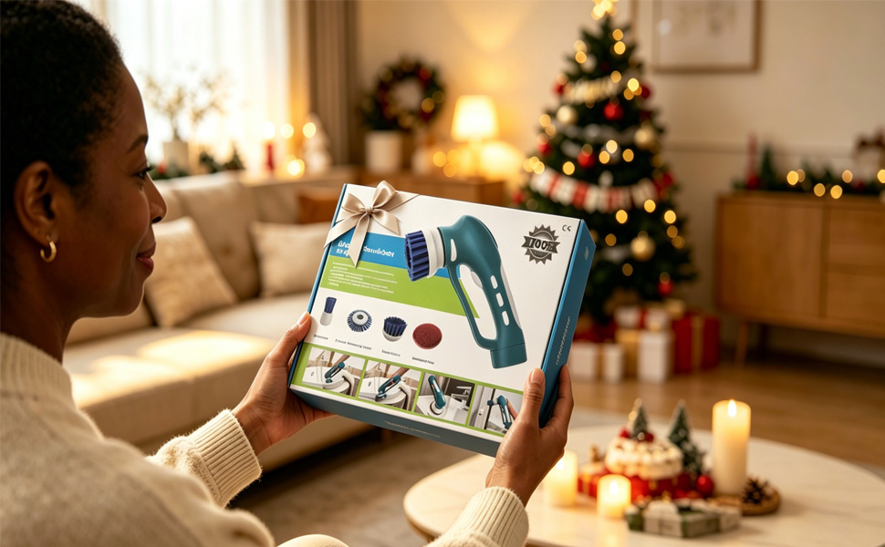 handheld scrubber cleaning brush gift
