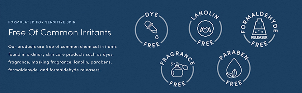 free of common irritants