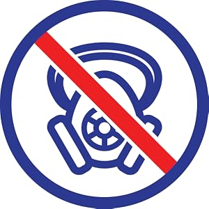 respirator crossed out