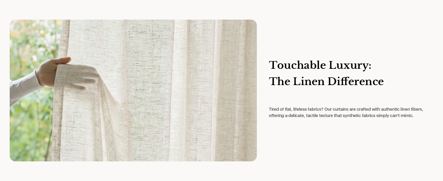 linen curtains