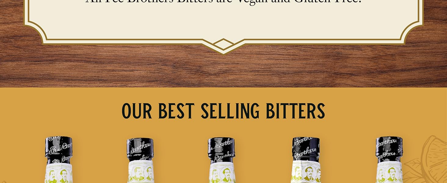 our best selling bitters