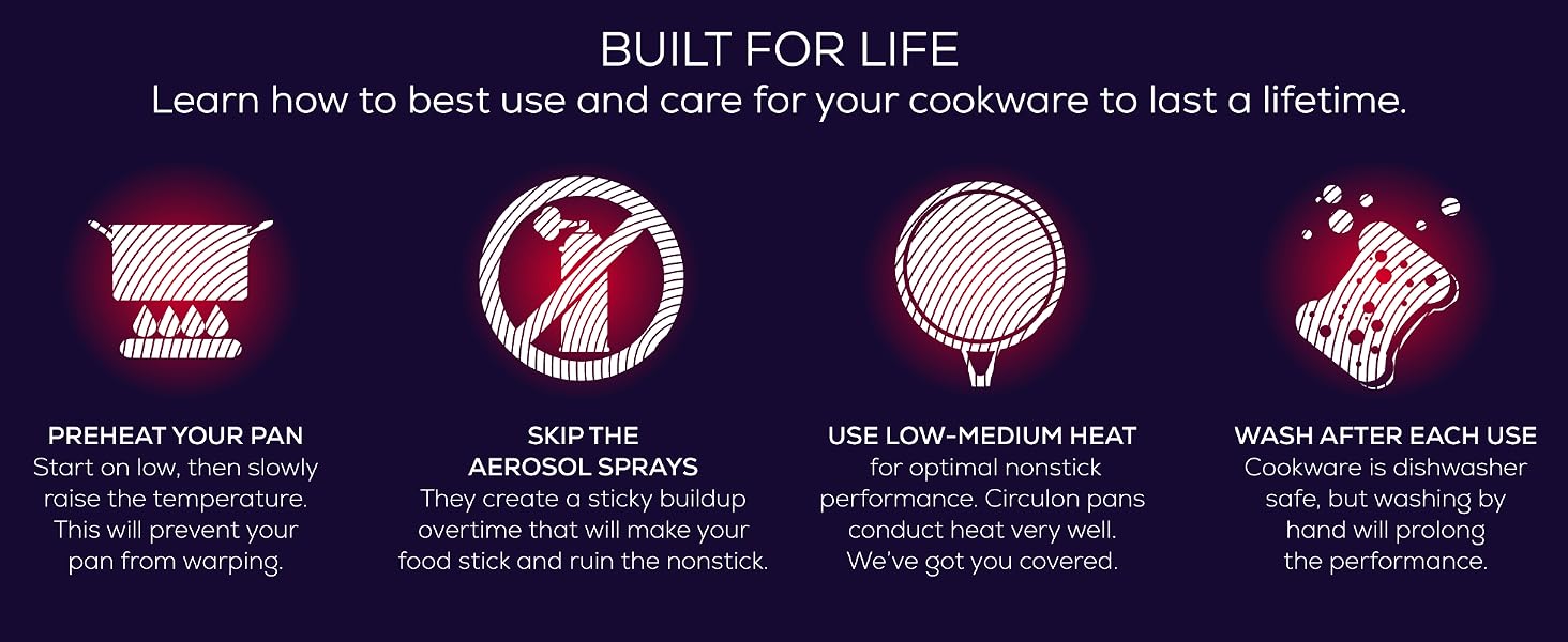 Tips for making your Circulon cookware last a lifetime