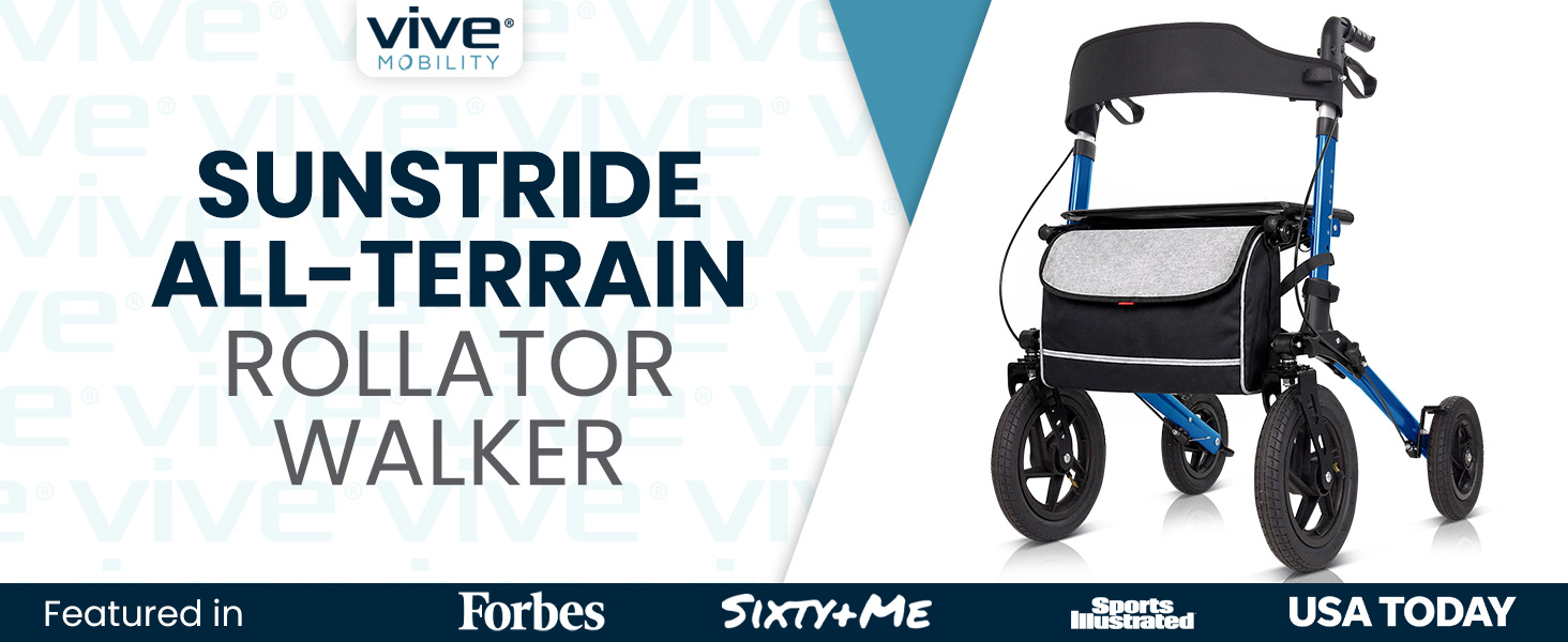 sunstride all-terrain rollator walker