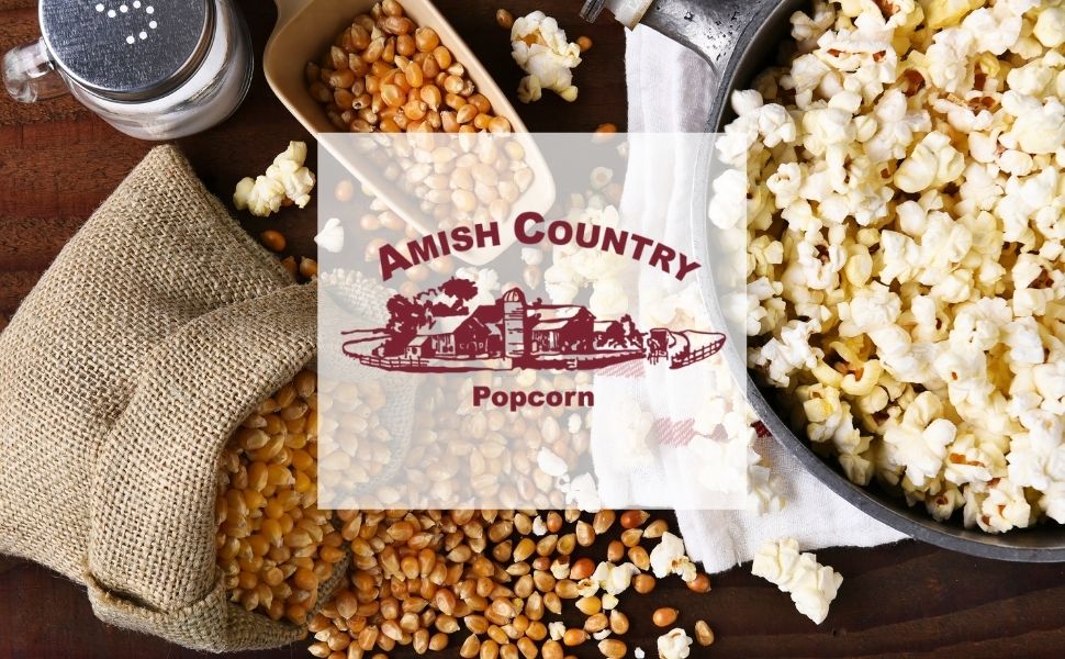 Amish Country Popcorn Old Fashioned Delicious Microwave Popcorn Kernels Toppings Seasoning