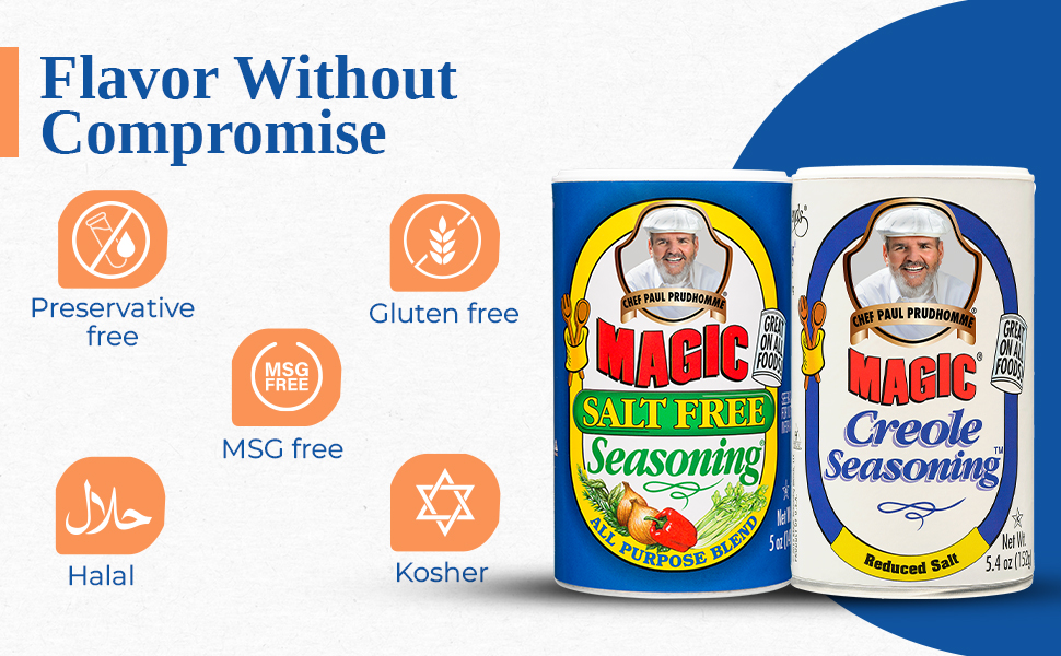 Chef Paul Magic Seasoning Blends