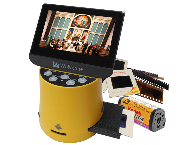 Wolverine Titan 8-in-1 High Resolution Film to Digital Converter with 4.3" Screen and HDMI Output