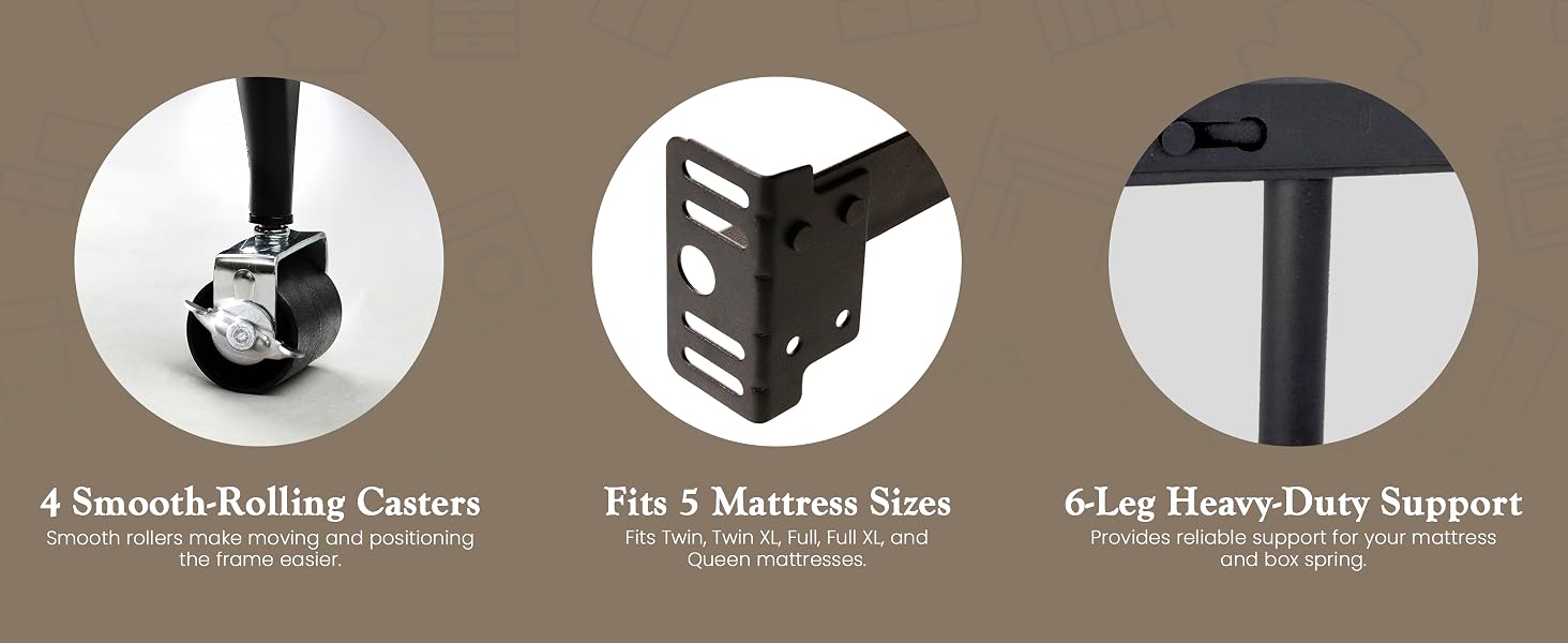 Adjustable Metal Bed Frame