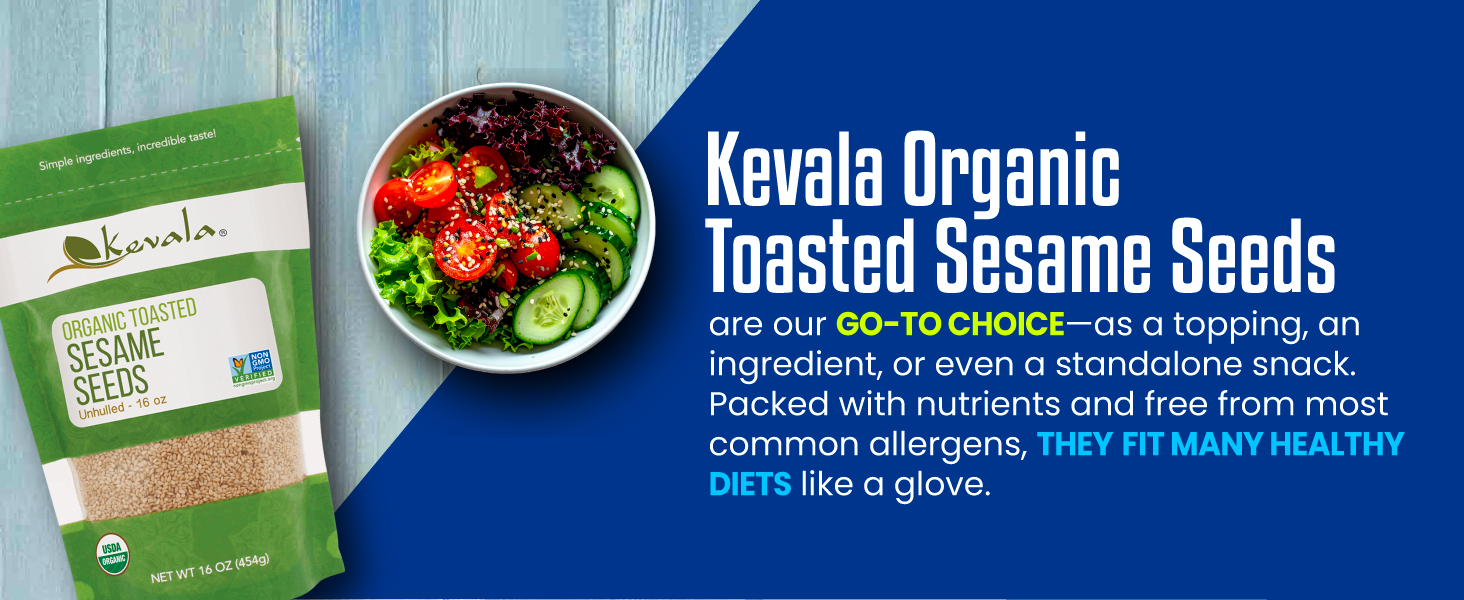 kevala toasted sesame seeds