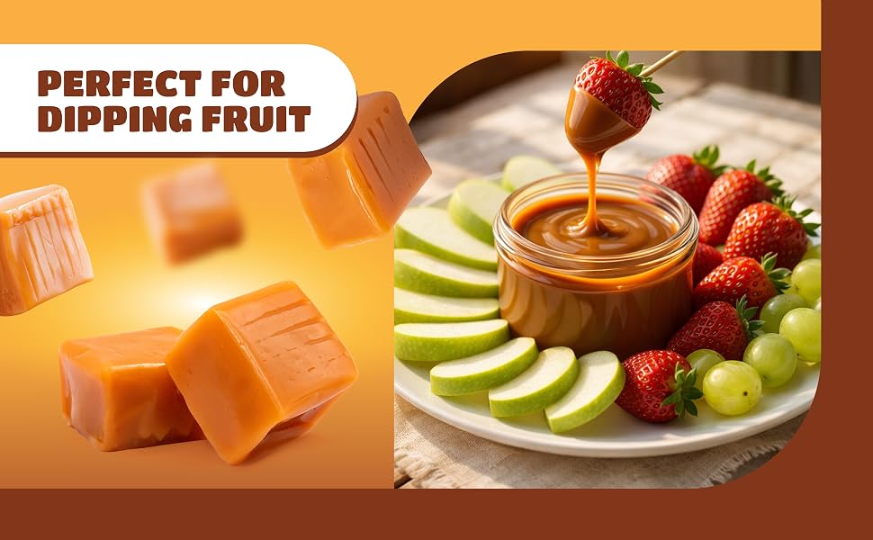 caramel cubes vanilla flavor Caramelos Kraft envueltos individualmente