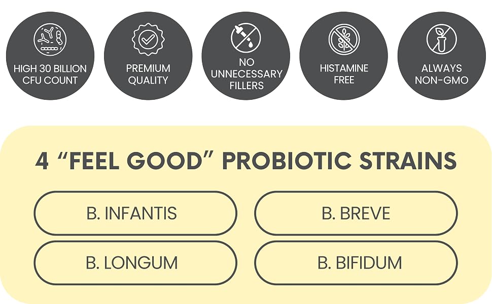 four feel good probiotic strains