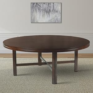 The Hartford round dining table is the essence of comfortable contemporary style.