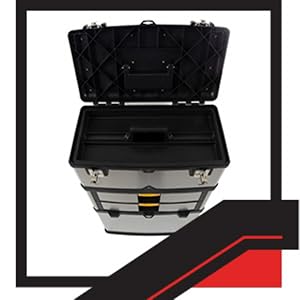 Image of tool box organizer, caja de herramientas, tool storage.