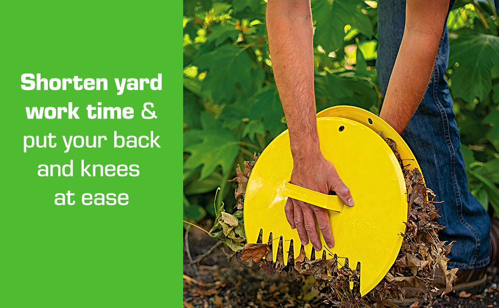 Shorten yard work time &amp; put your back and knees at ease