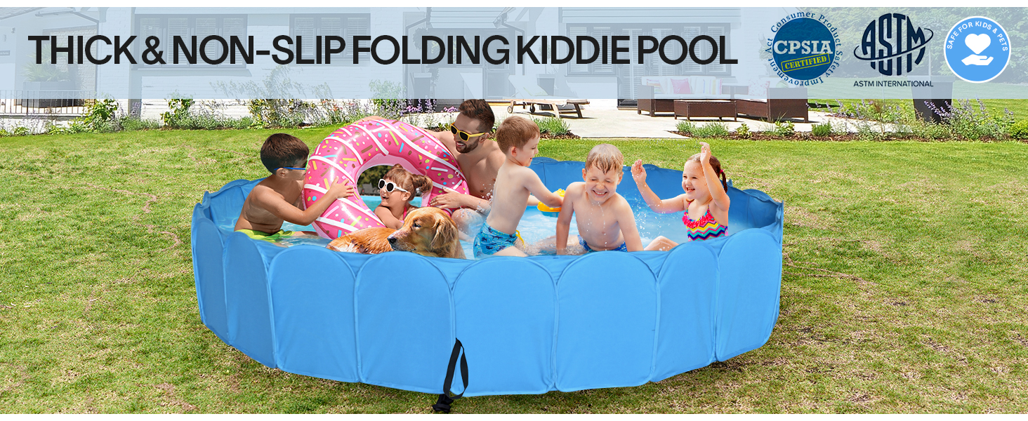 Folding Kiddle Pool