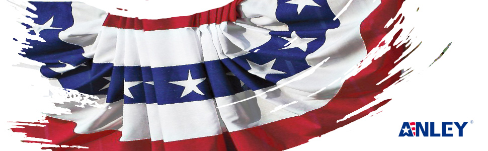 USA Pleated Fan flag