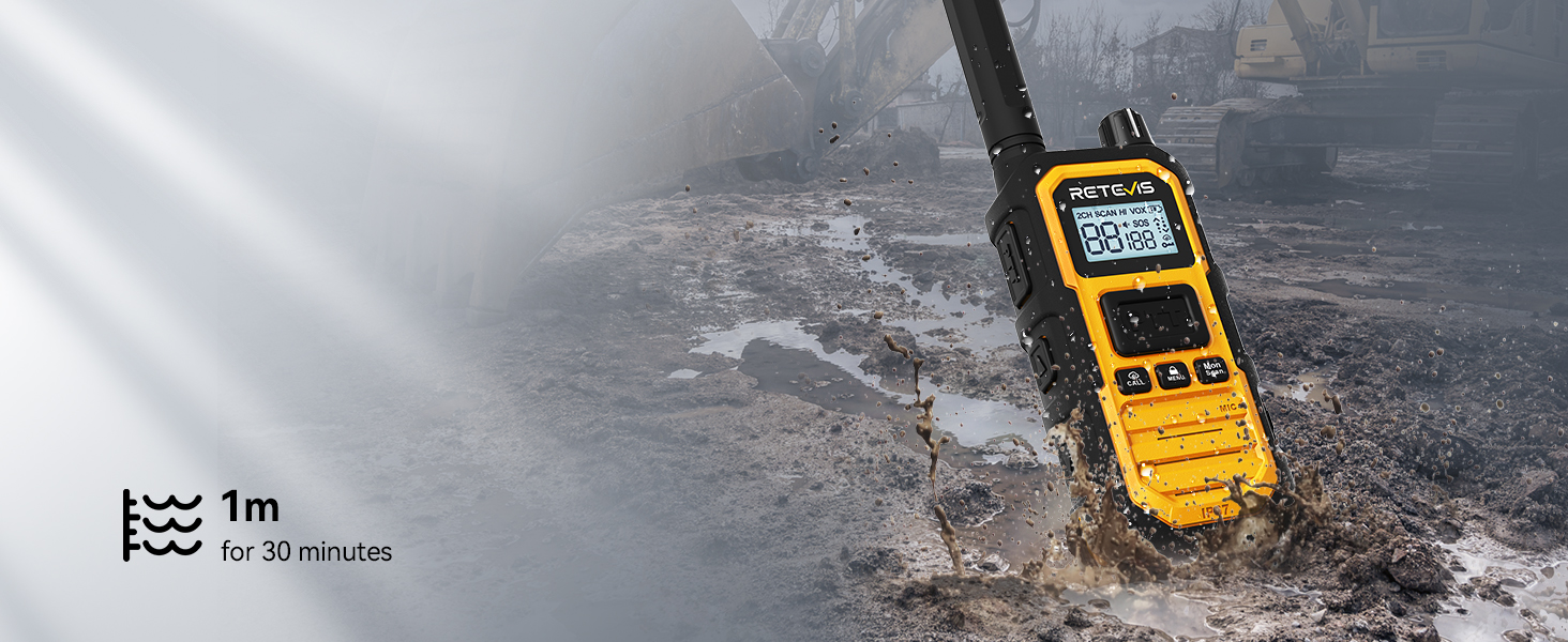 waterproof walkie talkies