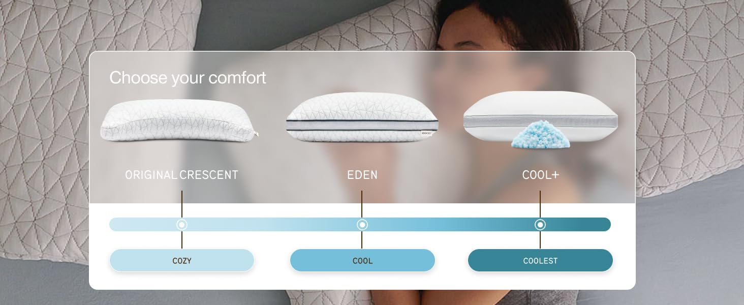 coop sleep goods adjustable memory foam pillow original pillow soft plush medium firm side sleeper