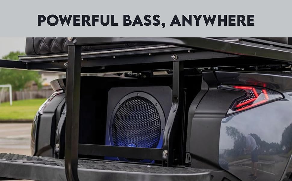 powerful bass, anywhere