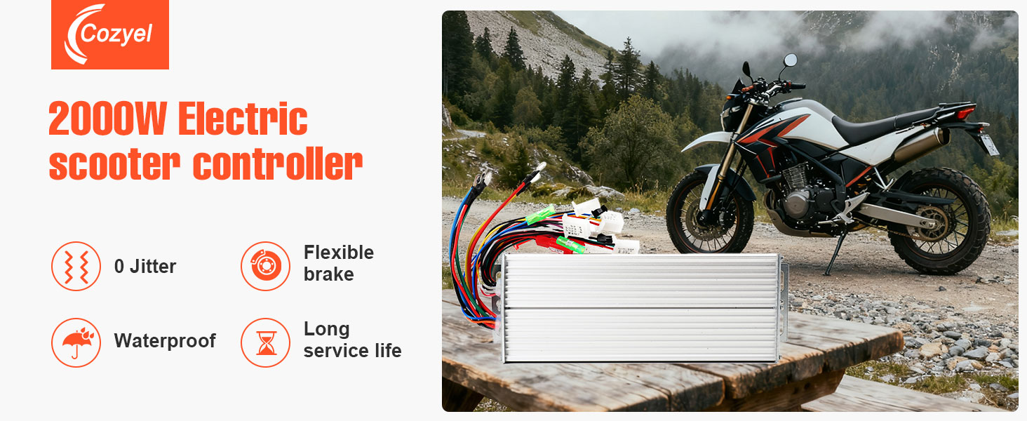 2000W Electric Bicycle Brushless Motor Speed Controller