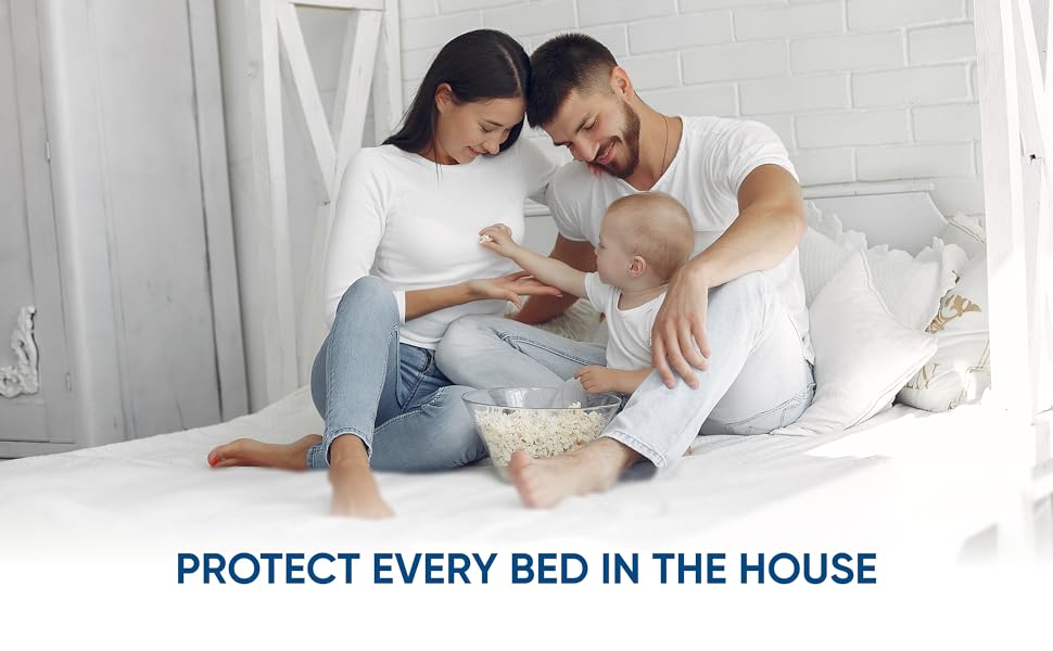 mattress protector for bed wetting, incontinence, potty training, urine, sweaty sleeper, sweat