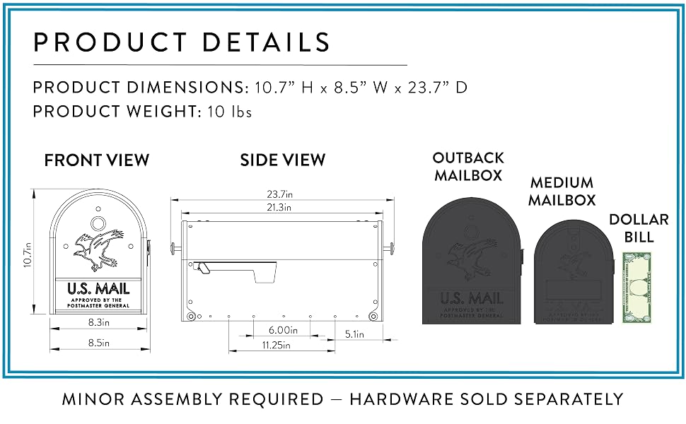 product details, demensions