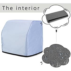 overlock machine dust cover