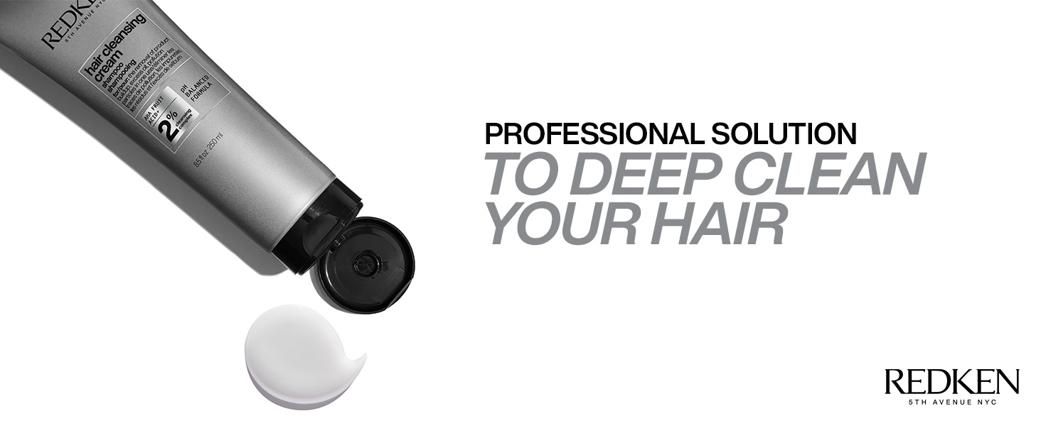 redken hair cleansing cream clarifying shampoo product build up oily hair all hair types color