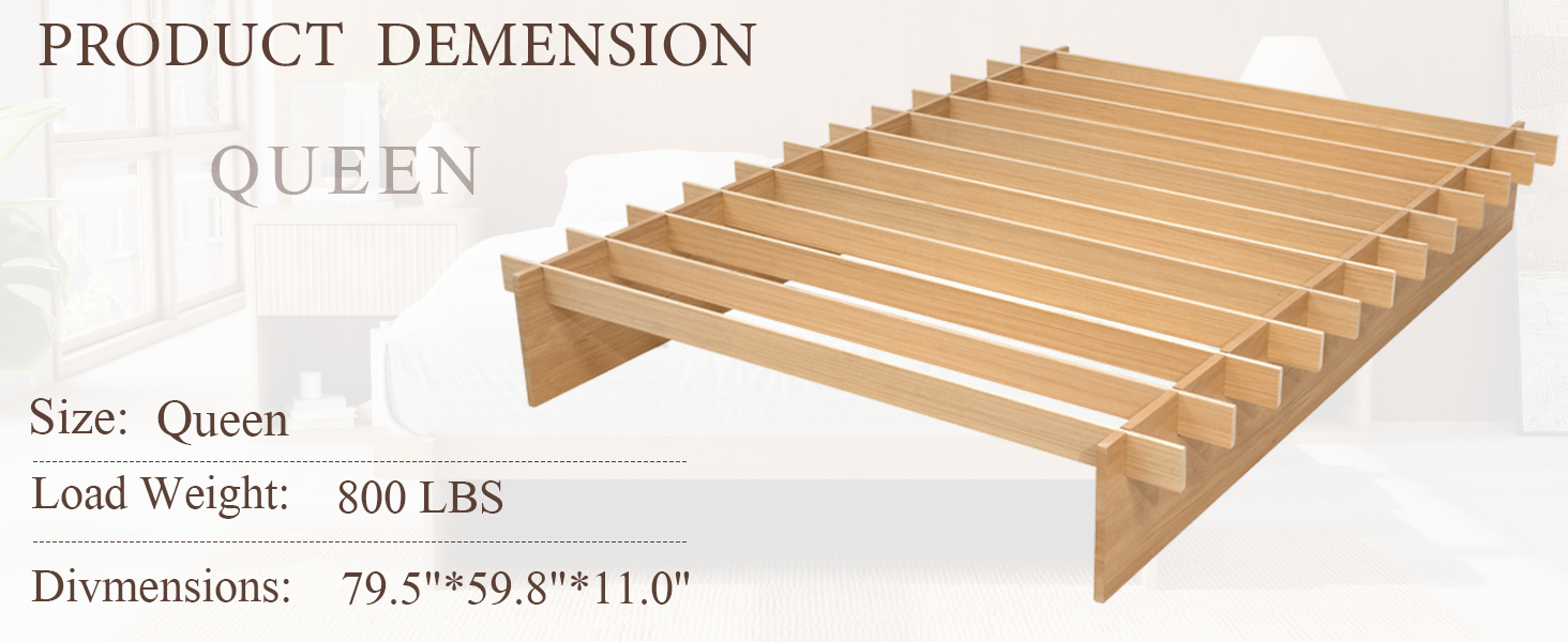 Queen bed frame
