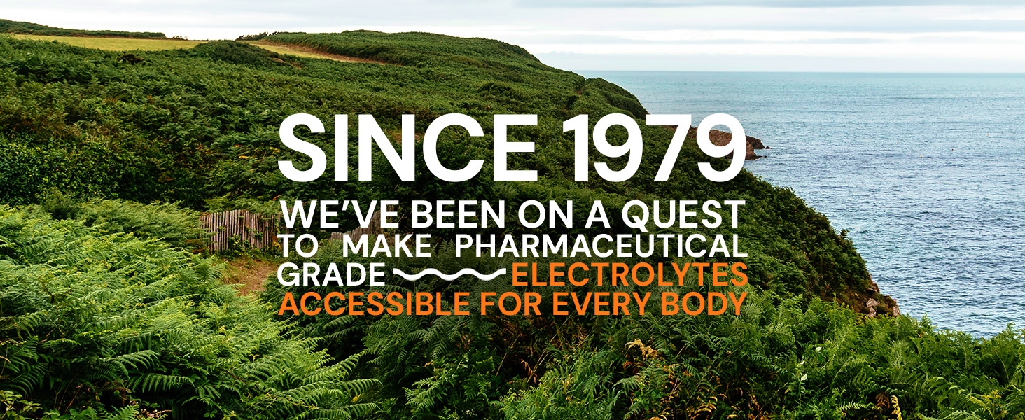 Since 1979 We've been on a quest to make pharmaceutical grade electrolytes accessible for every body