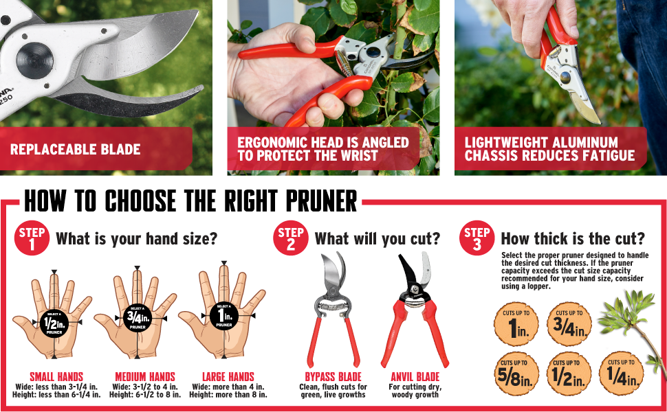 hand pruners snips pruning clippers gardening shears garden clipper blade handheld cutters scissors